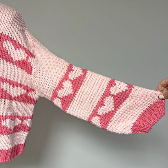 BaeVely Heart Knit Sweater - Picture 6 of 10